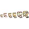 60pcs/Set Fuel Line Clamps Stainless Steel Tubing Pipe Spring Clips 6/9/10/12/14/15mm
