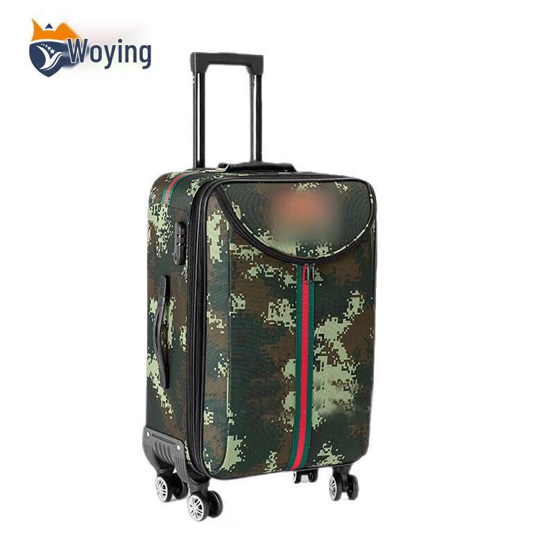 Unisex Commemorative Camouflage Luggage