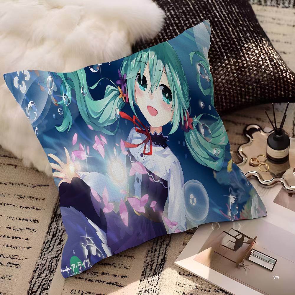 DATE A LIVE Anime Pillow Gift Home Office Decoration Pillow Bedroom Sofa Car Cushion CoverPillow Case