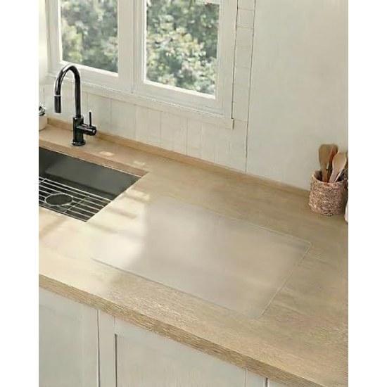 Silicone Mat Kitchen Translucent 30x40cm Heat Resistant 260C / Cold -60Cnon-slip Cooking Surface Protective Sheet Scratch Prevention Washable Safe