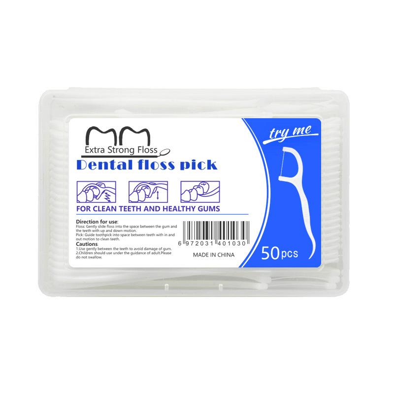 Ultra-fine Disposable Dental Floss Sticks