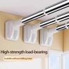 Telescopic Rod: Clothes Drying, Curtain, Shower, Door, Wardrobe, Bathroom Hanger