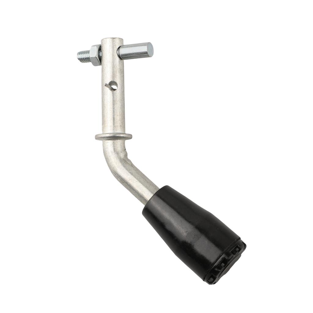 Chimney Handle Boiler Door Handle High Temperature Resistant Perfect Fit Replacement Handle Black Silver Fireplace Setup