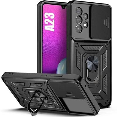 Coque de protection - BOOLING - pour Samsung Galaxy A23 5G - Rigide - Antichoc - Béquille 360°