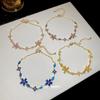 Zircon flower water drop exquisite fashion adjustable bracelet light luxury high sense bracelet personality elegant versatile jewelry
