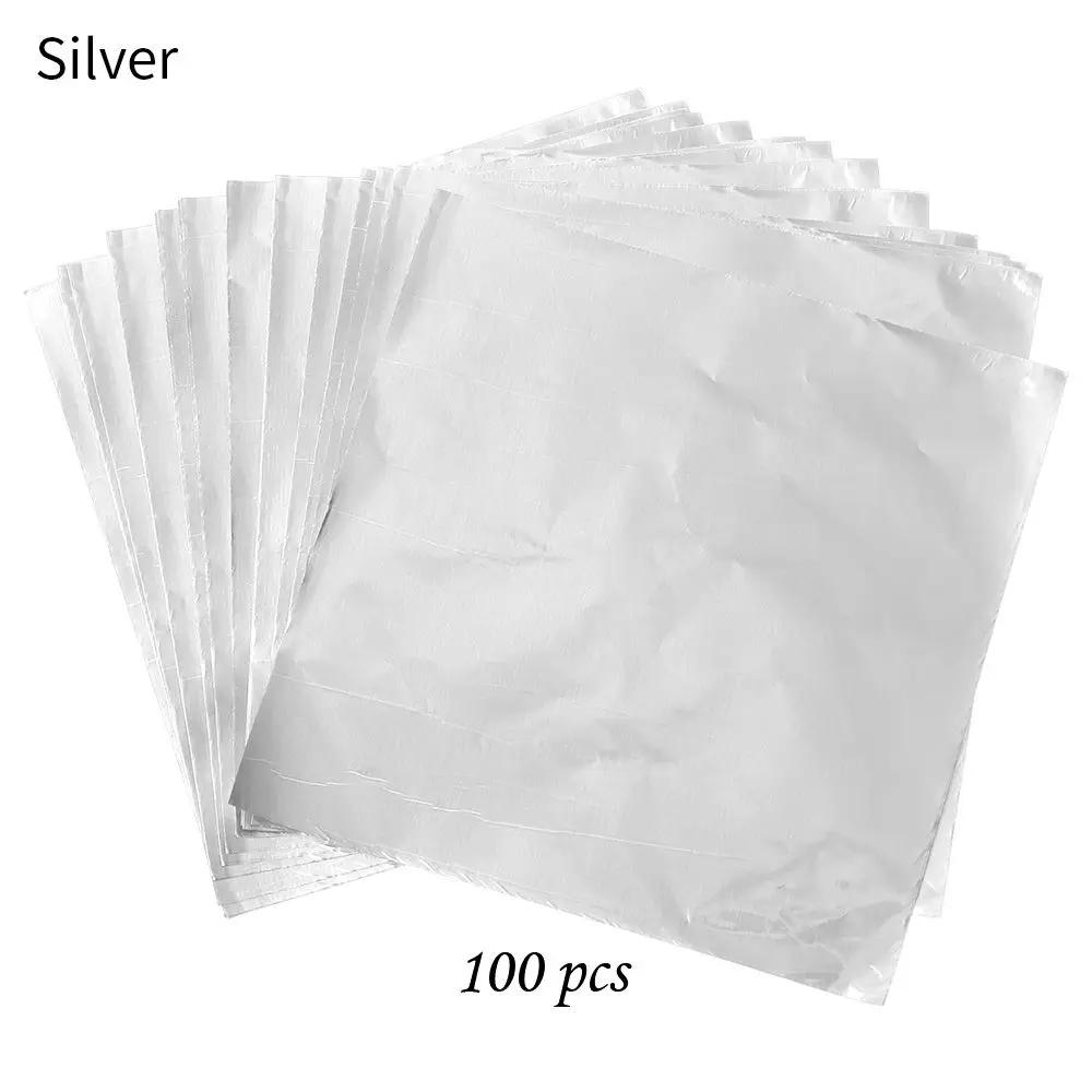100 PIEZAS Color Dorado Papel de Envoltura en Lata de Papel de Aluminio Estampado Metálico Papel para Caramelos Chocolate Suministros para Bodas y Fiestas
