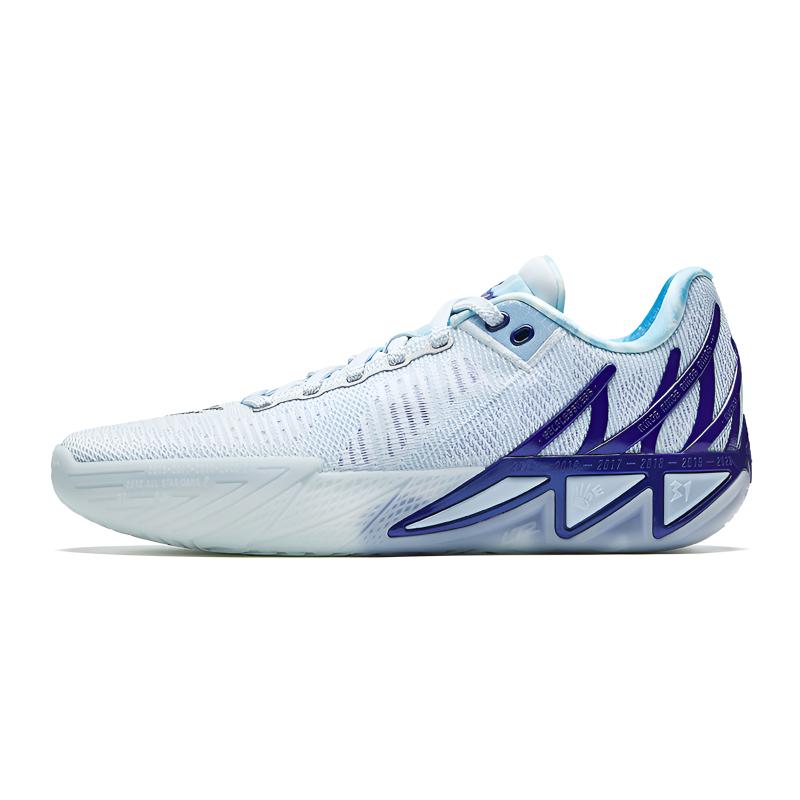 

Anta KT11 Fabric Low top Basketball Shoes Men s Frost Blue/Sky Blue Stone Blue 112611101-4 39