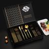 410 Stainless Steel Portuguese 24-Piece Flatware Set with Gift Box