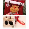 New Decorations Long Legs Christmas Socks Pendant Doll 3D Linen Socks Christmas Gift Bag