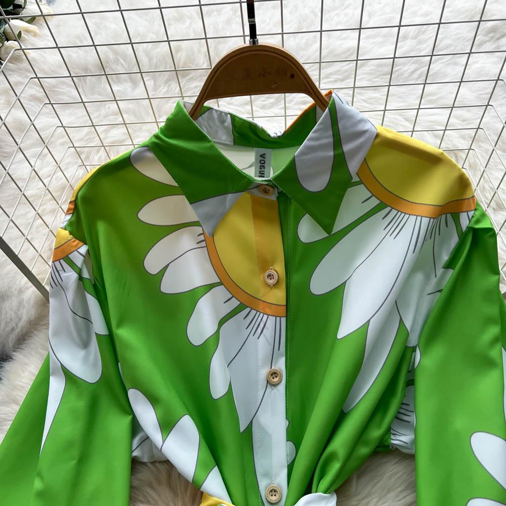 Chic Vintage Sexy Buttonn Ruched  Print Slim Elegant Fairy Summer  Korean Fashion Boho Sundress Women Clothing Long Dress