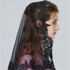 Lace Flower Scarf Round Bandana Fashion Prayer Kerchief Church Shawls Scarves Muslim Head Wraps Lace Veil Mass