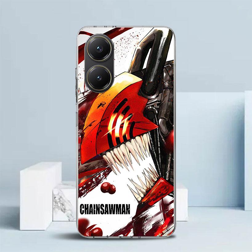 C-Chainsaw Mans Denji Phone Case For Xiaomi Poco F7 Ultra X5 X6 X7 Pro M7 Redmi 15C 15 13C 13 12C 12 10C 10 10A 9 9C 9A 9T Cover