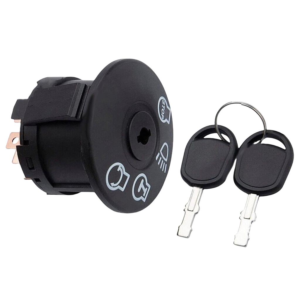 Universal Ignition Switches with Key for Zero Turn Mowers 3 Position 5 Terminal Power Switches Replacement Switches