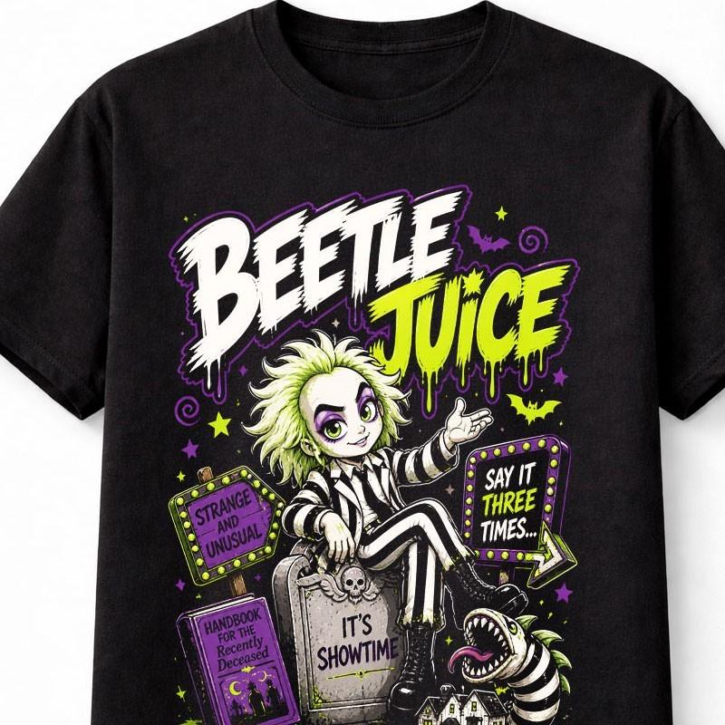 BeetleJuice Retro Spooky Comedy Horror Movie Unisex TShirt