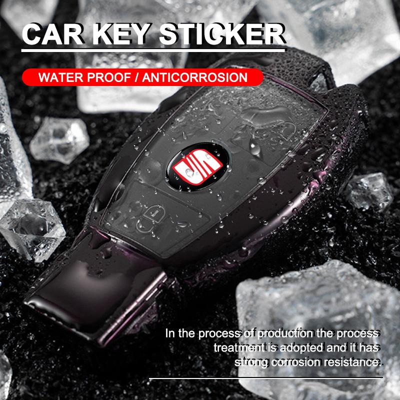 2/5/10Pcs 14mm Car Remote Key Fob Emblem Badge Radio Button Sticker For SEAT Leon FR Altea Ibiza Toledo Cordoba Alhambra Arona Ateca Exeo