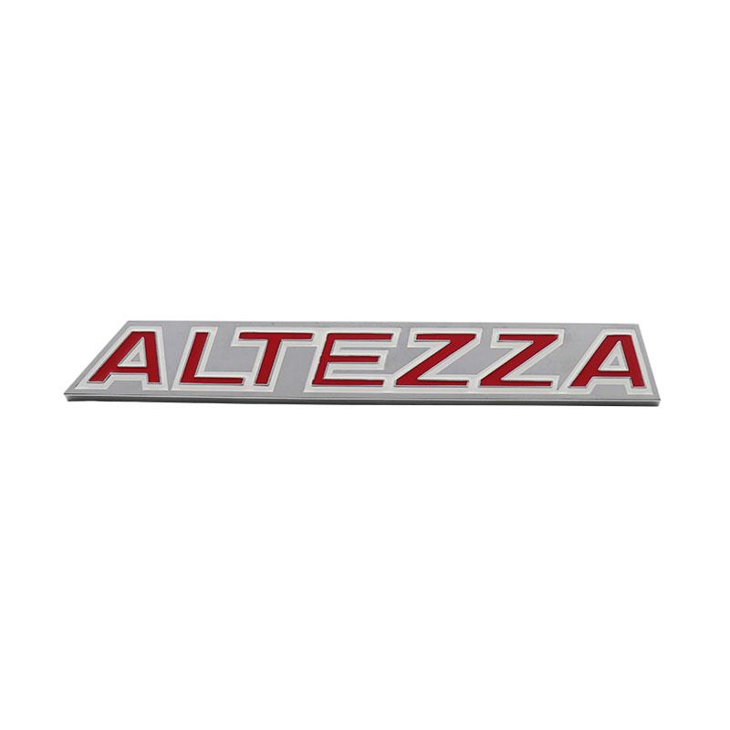 

3D Car Styling for Altezza Front grill emblem Creative decoration trunk Nameplate Decal Emblem Badge Sticker styling Accessories chrome-red