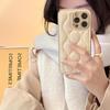 Leather Down Jacket Phone Case for Apple 15, Compatible with 14 Pro Max, Internet Celebrity 13, and XR - Drop-Proof Protection