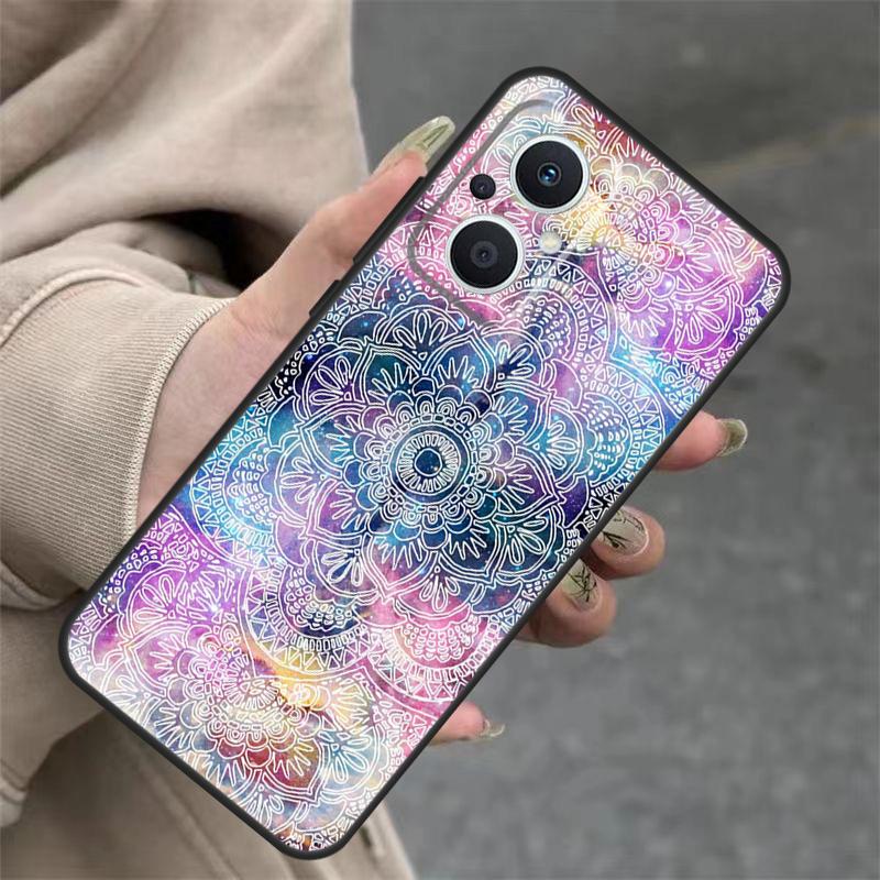 Indian Pattern Mandala Case For OPPO Reno 14 12 11 10 13 Pro 14F 13F 12F 11F 8 7 Lite OPPO Find X9 X8 X6 Pro Cover