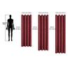 2025New Blackout Curtains with Eyelets for Bedroom, Sunshade Curtains, Thick Curtains