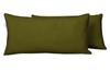 Vargottam  Indoor Outdoor Polyester Fabric Lumbar Pillow Cover, Waterproof Rectangular Cushion Case for Patio Furniture-12" x 18