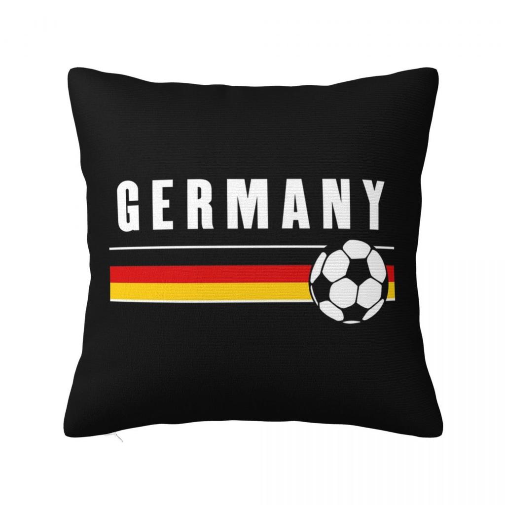 Germany Flag German Patriotic Square Pillowcase Cushion Cover Pillow Case Throw Pillow Cover for Home Bedroom Car