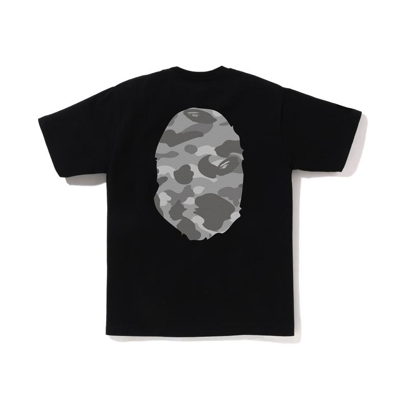 Bape Honeycomb Camo Big Ape Head Tee 0ZXTEM110041K