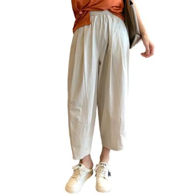 Gaucho Sarouel Loose Fit Plus Casual Nine Length Pants [JINJUDUO] Women's Pants, Pants, Pants, Pants, Sizes, Pants, Trousers, Cotton, Comfortable,