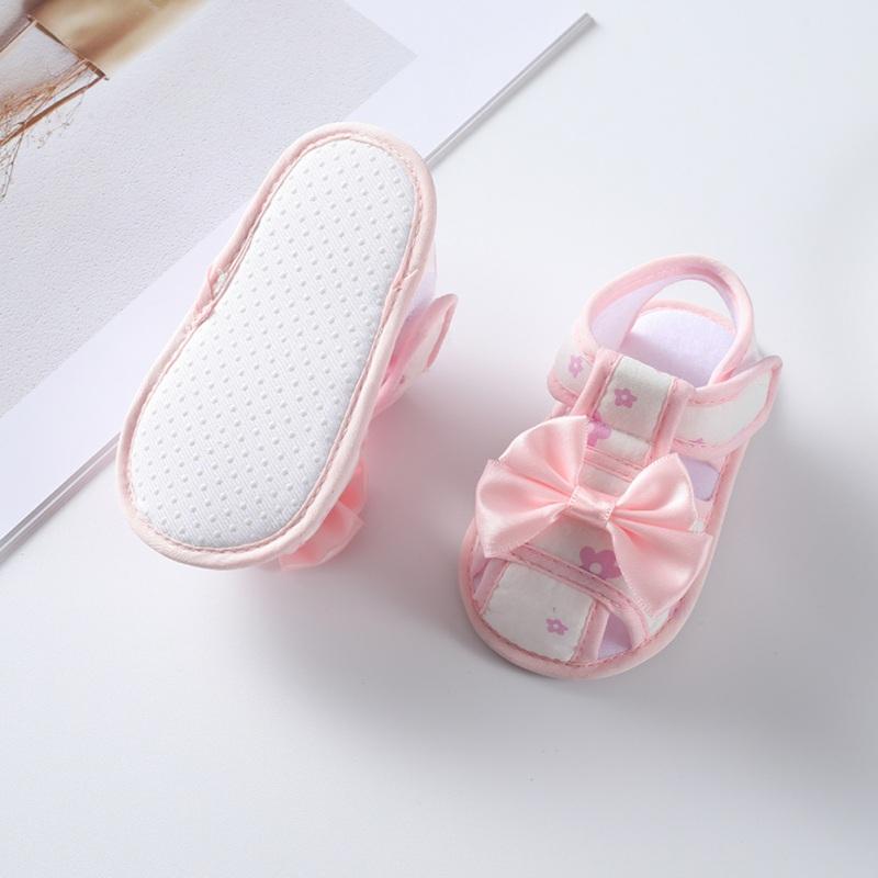 Letní dětské dívčí sandály Roztomilá ozdoba na uzlík s mašličkou s čelenkou