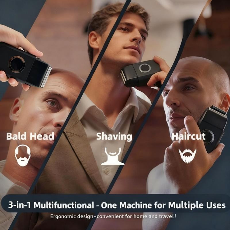 Fashionable Electric Shaver Travel Waterproof Rechargeable Travel Trimmer Quick Shaving Tool for Multifunctional Use