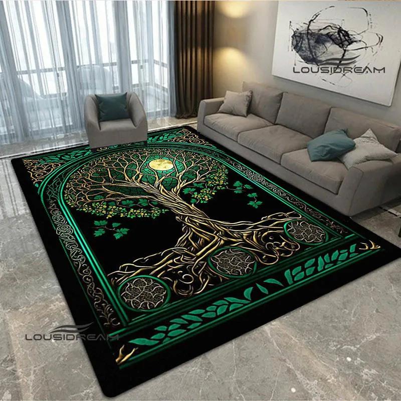 Tree of Life printed carpet kitchen mats Non -slip carpet outdoor carpets area rug bedroom decor pink room decor birthday gift 40x60cm