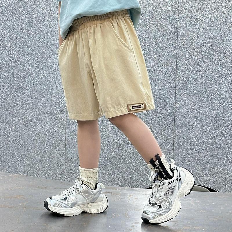 

Детские шорты летние тонкие для мальчиков и девочек свободные и дышащие носят с укороченными брюками детская одежда 120