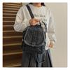 Fashion Dual-Use Denim Backpack Denim Fabric Large Capacity Travel Bag Multi-Functional Retro Backpack Casual Use