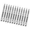 12Pcs Marking Pen Permanent Marker Greeting Cards Album Scrapbook   Writing Drawing (Golden)