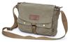 Gootium LM30624AMG Cotton Canvas Shoulder Bag Messenger Bag Unisex Olive Brown