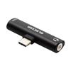 ELECOM garso konvertavimo adapteris Type-C-4 polių 3,5 mm ausinių lizdas su maitinimo šaltinio funkcija USB maitinimo tiekimas 60 W Suderinamas juodas [Patikrintas suderinamumas