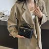 Inspired Textured Shoulder Bag - High-End Fashion 2024 Crossbody with Diamond Chain