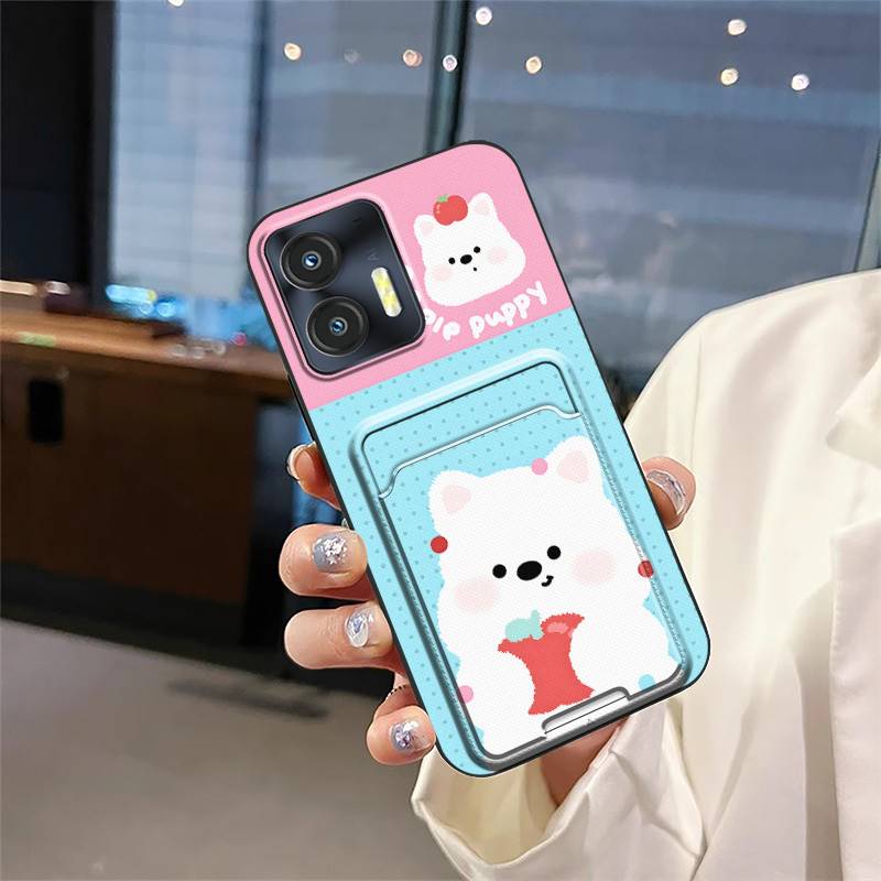 Card slot Anti-dust Phone Case For Oukitel C35/C36 Dirt-resistant TPU Cute Full wrap protective Soft case Shockproof