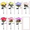 7-Head Solar-Powered LED Rose Lights Flower Garden Decor Outdoor Pathways Landscaping Light Lawn Decorative Atmosphere Lights