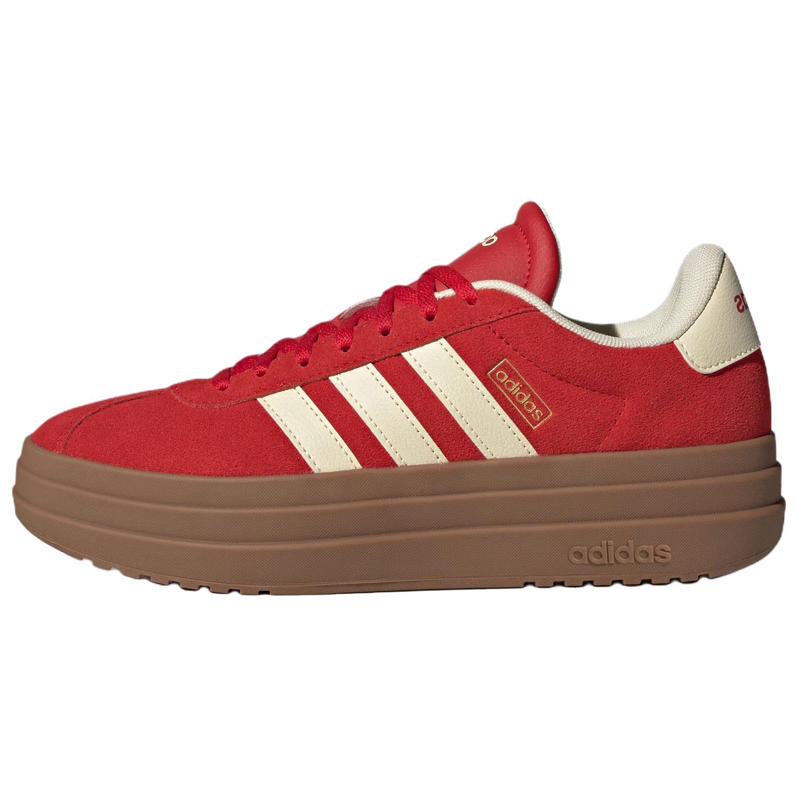 

Adidas VL Court Bold Skateboard Shoes Women s Red Sneakers KJ6852 37⅓