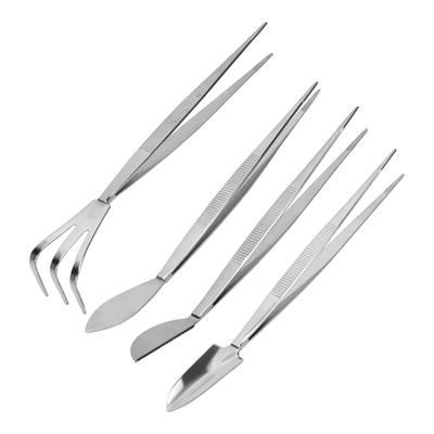 Garden Bonsai Tweezers Dual Head Plant Tweezers for Loosening Pressing Weeding Fertilizing Home Garden Pruning Tools