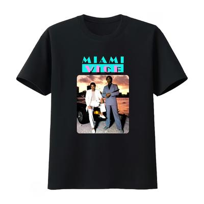 Miami Vice V3 T Shirt White Movie Poster Design Streetwear and Wo T-shirt 2026 T Shirt