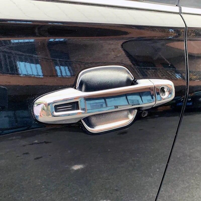 New ABS Chrome Door Handle Cover Car Door Bowl For Subaru Forester SK   Door Bowl Stickers Decoration 12PCS