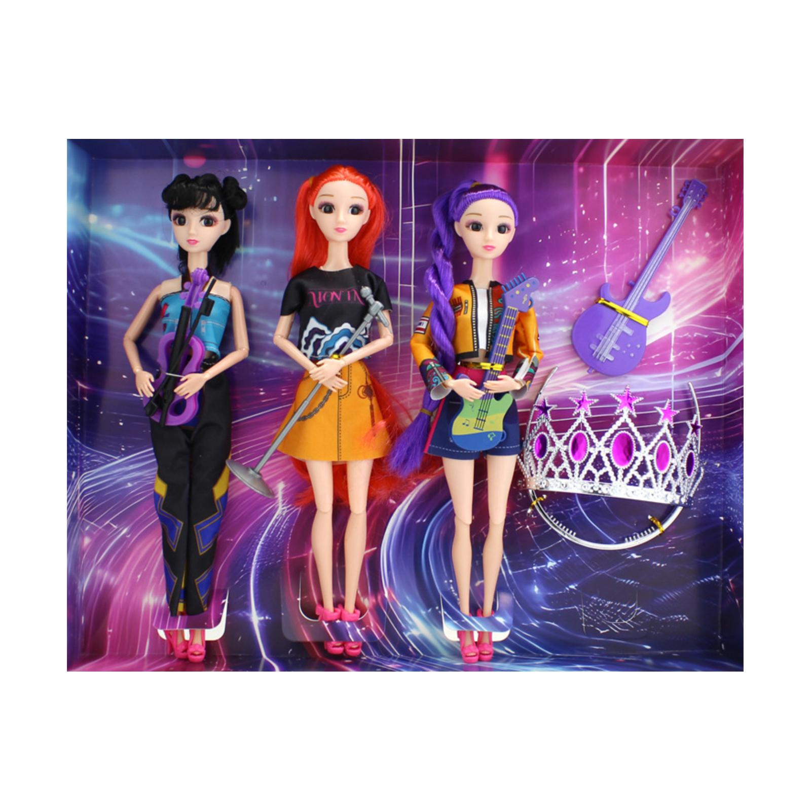 

3pc Articulated Dolls, With Realistic Character Designs, Make A Delightful Surprise Gift For Children And Friends. One Size