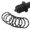 8Pcs Aluminum Alloys Bike Flywheels Hub Washer Spacers Bicycles Bottom Bracket Washer Bicycles Low Spacers Washer