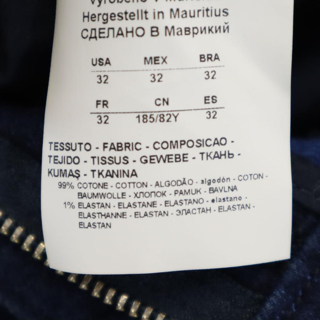 ARMANI EXCHANGE Tapered denim pants W32 Navy J30 BAGGY JEANS STRETCH Men's Used