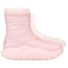 Collina Strada X Ugg Fabric Synthetic Leather Zipper Round Toe Short Boots Women boots Pink 1170290-SLPN