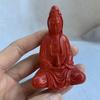 Ornament Statuetă Zen Cinnabar Bodhisattva Guanyin