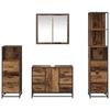 Bathroom Furniture Set with Drawers 4 pcs Reclaimed Wood Particleboard