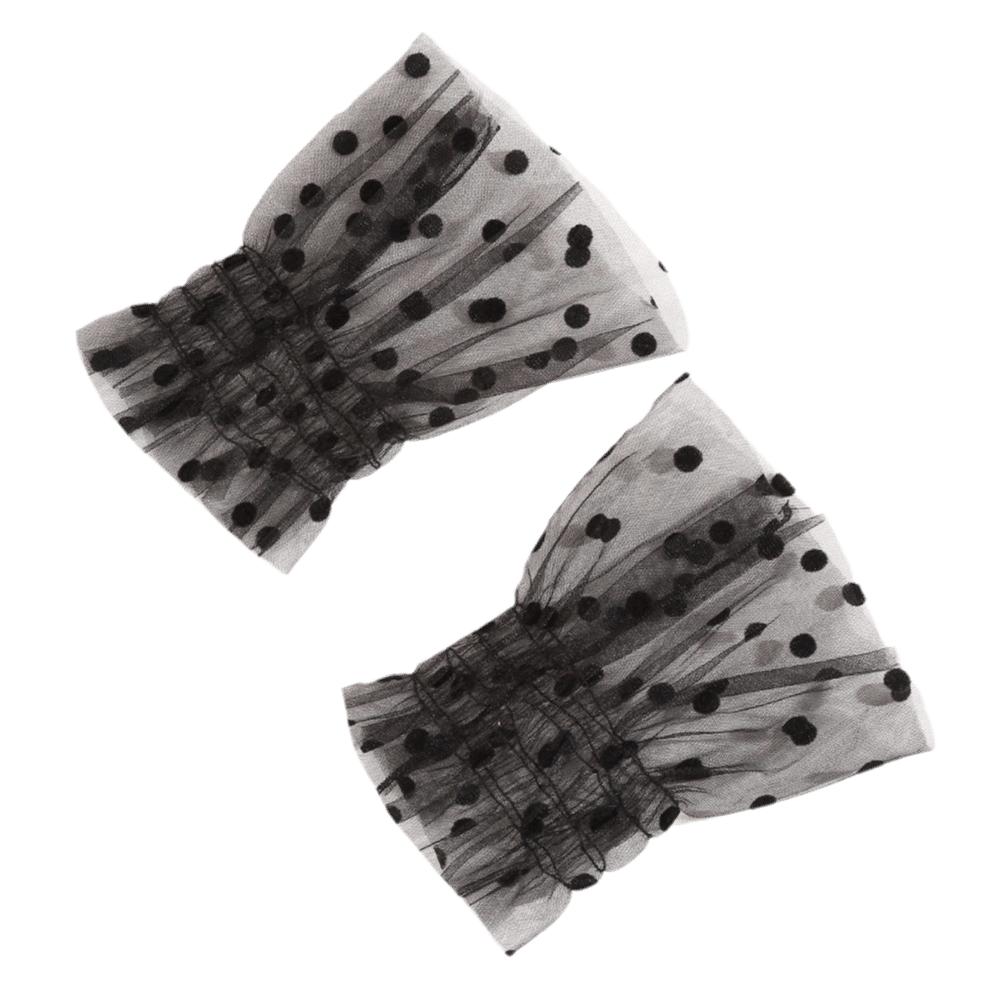 Ruffle Flare Sleeve Elastic False Sleeve Fashion Accessory Detachable Wristband Nail Art Display