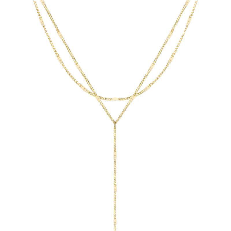 Trendy Simple Pendant Necklace for Women Bohemian Multilayer Chain Choker Clavicle Fashion Female Party Neck Jewelry Gift